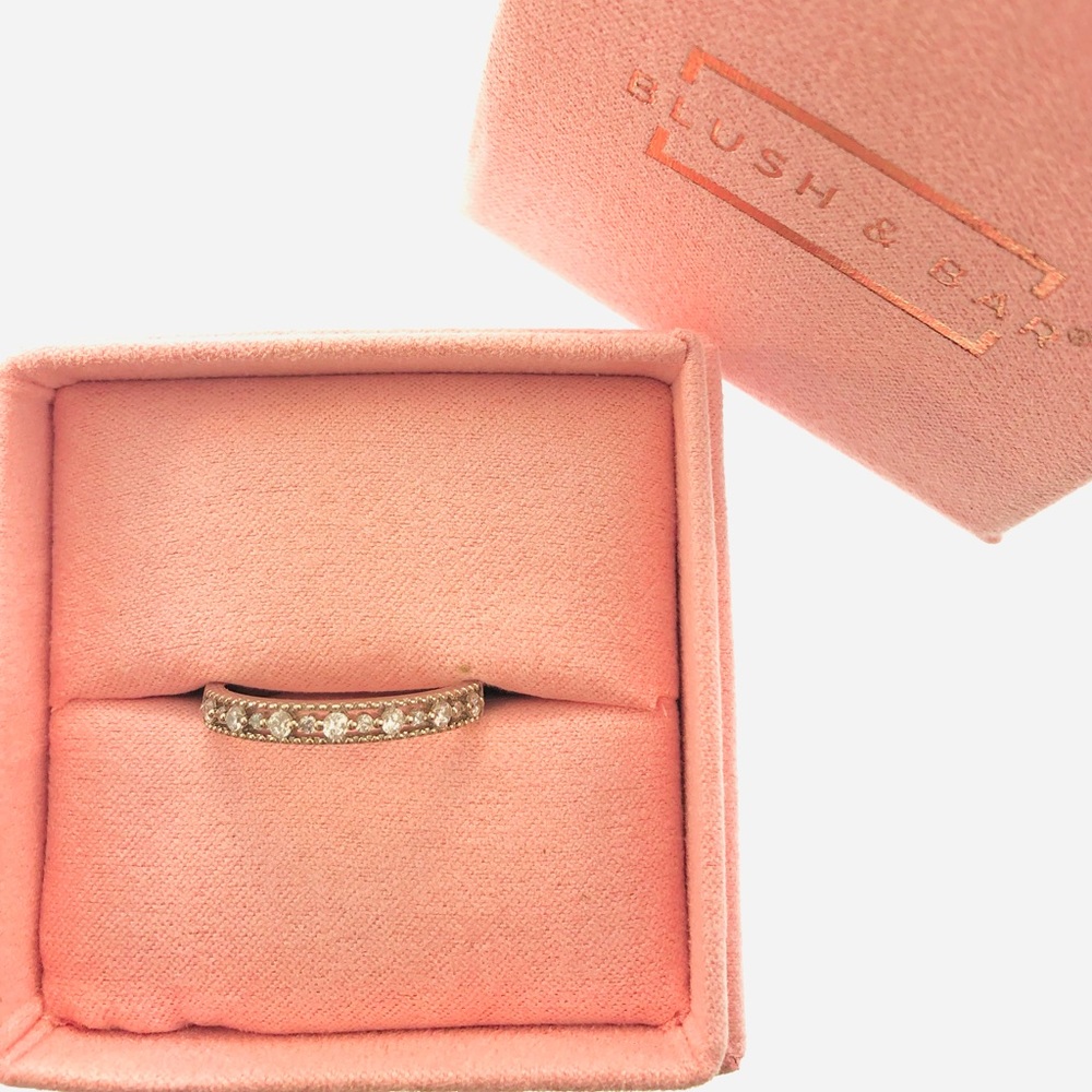 Women’s Blush & Bar Sterling Silver Joyce Layered Stack Ring